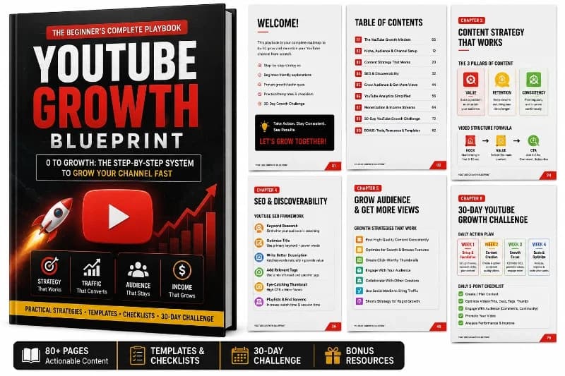 YouTube Growth Blueprint 0 to Growth: The Beginner’s Complete YouTube Playbook