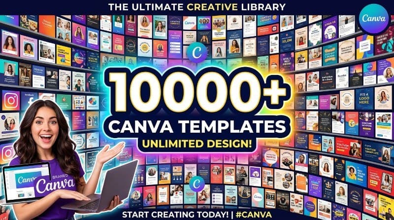 10000+ ready made editable premium canva templates