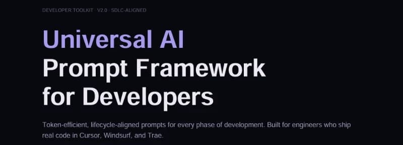 Universal AI Prompt Framework for Developers